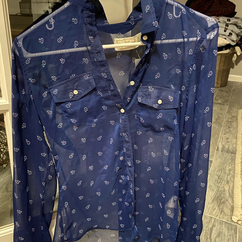 Abercrombie Sheer Blouse